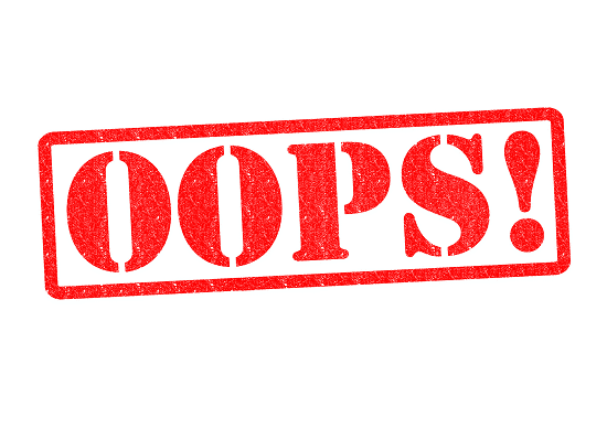 5 Mistakes (Oops)